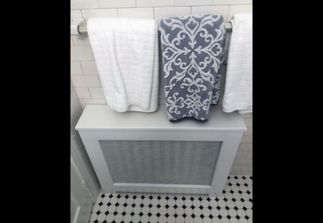 custom built bathroom radiator covers