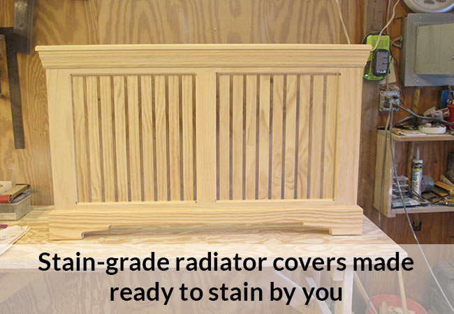 stain grade radiator coverready-made to stain
