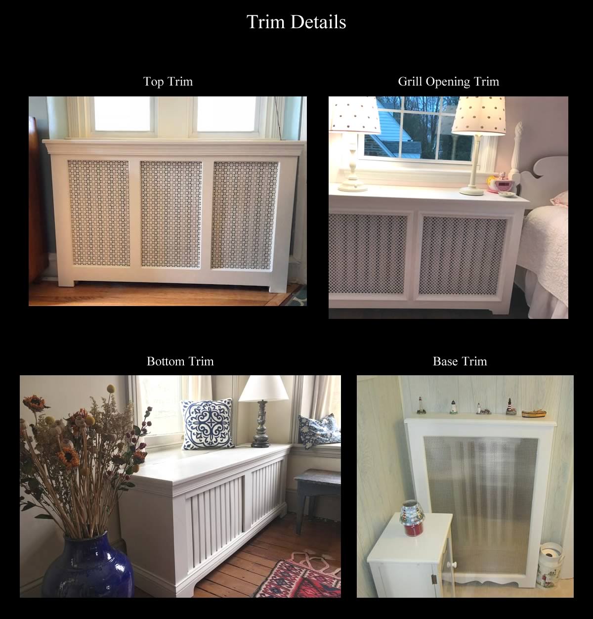 trim detail choices for your radiator cover
